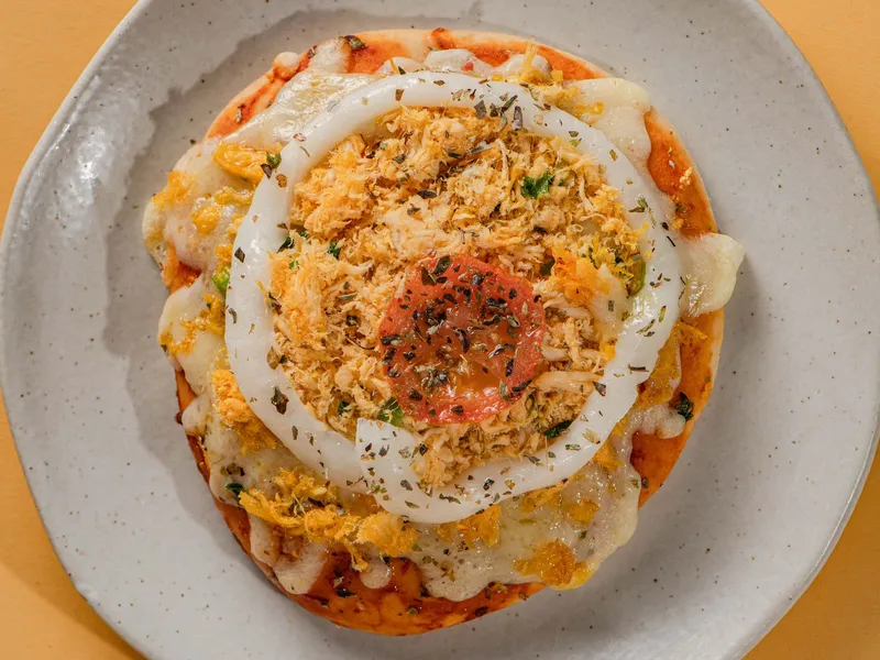 Pizza de Frango com Requeijão da Sauté Salgados