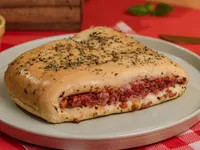 Torta de Presunto e Queijo — detalhe