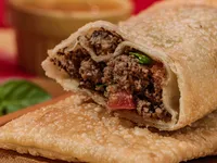 Pastelão de Carne — detalhe