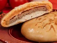 Hambúrguer de Cheddar — detalhe